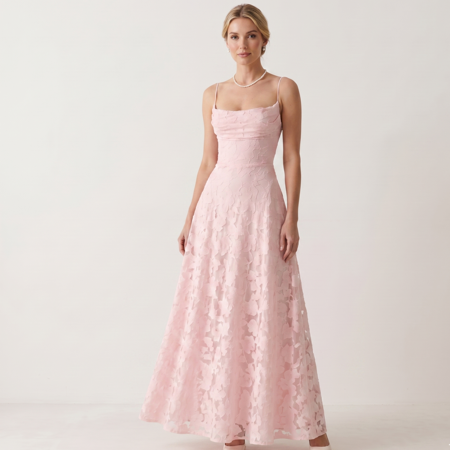 Textured A-Line Maxi Dress Women Summer