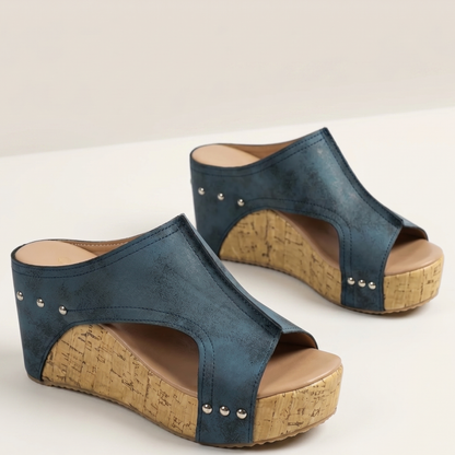 Open Toe Wedge Sandals Women Summer