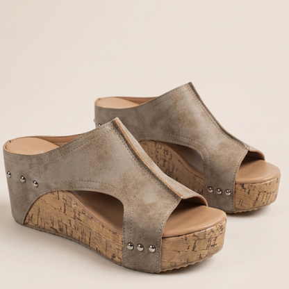 Open Toe Wedge Sandals Women Summer