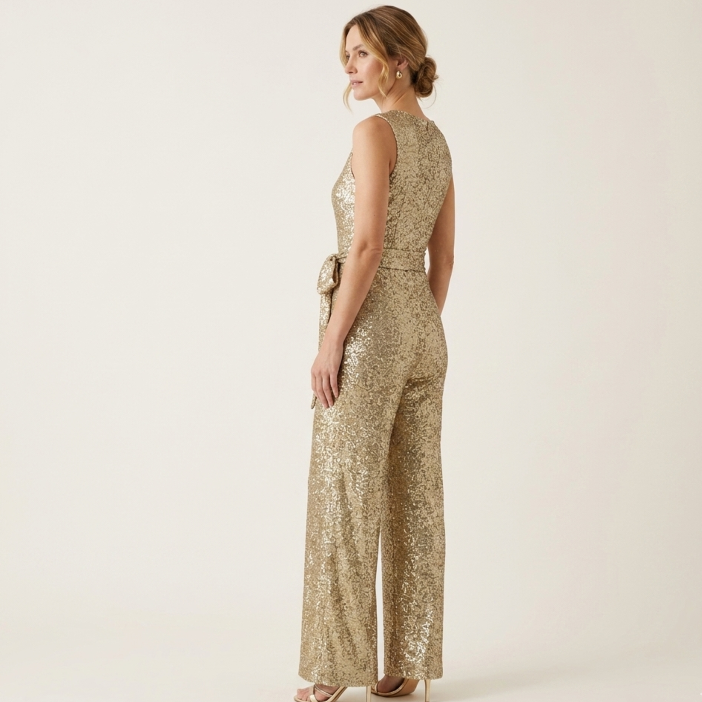 Sequin Surface Jumpsuit Women Formal