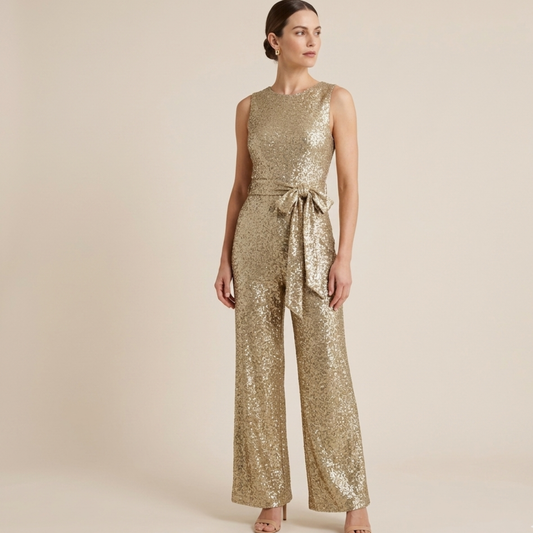 Sequin Surface Jumpsuit Women Formal