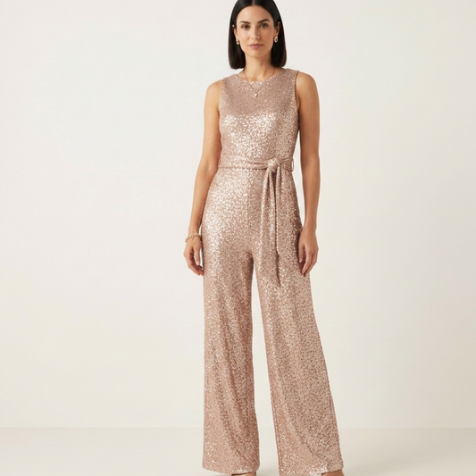 Sequin Surface Jumpsuit Women Formal