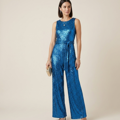 Sequin Surface Jumpsuit Women Formal