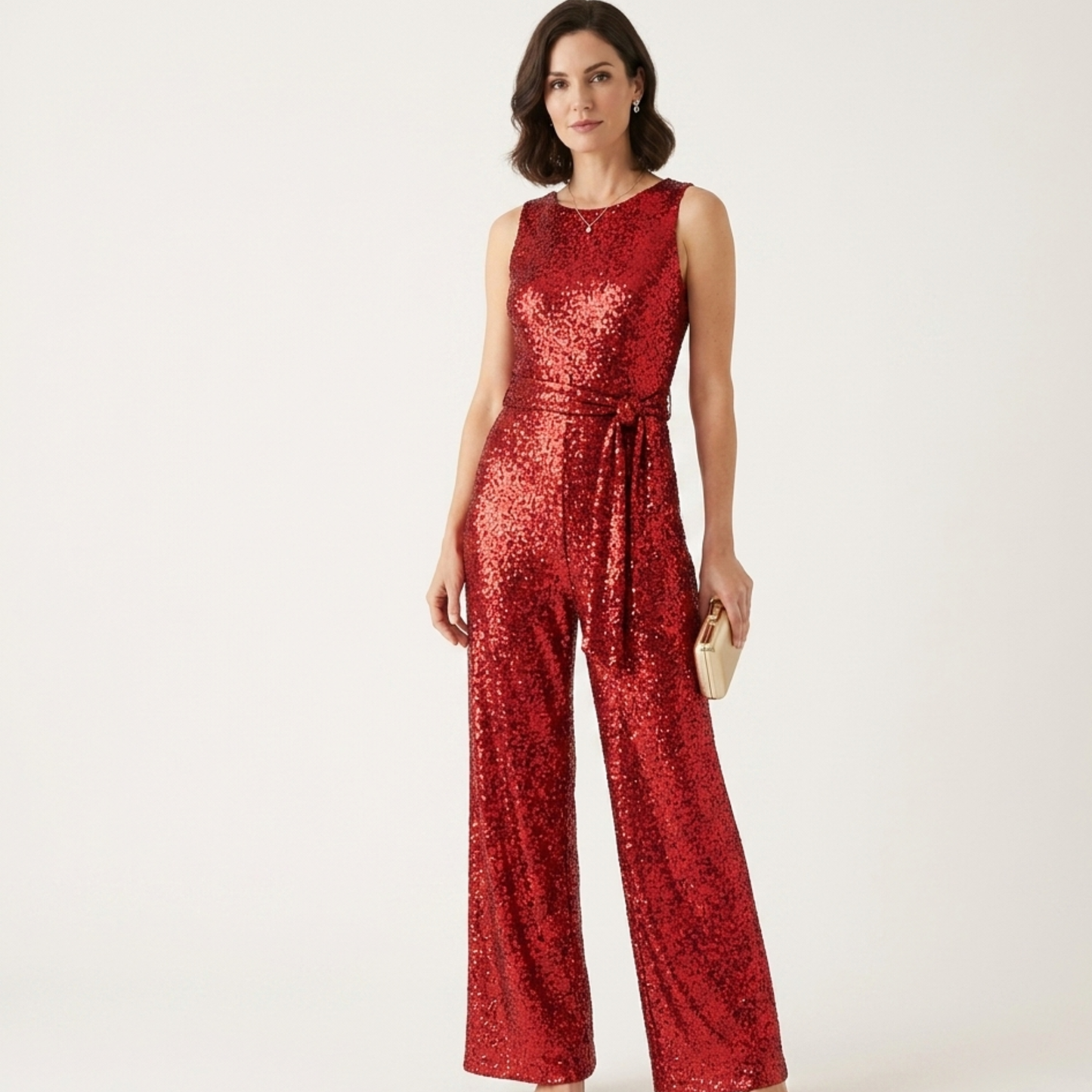 Sequin Surface Jumpsuit Women Formal