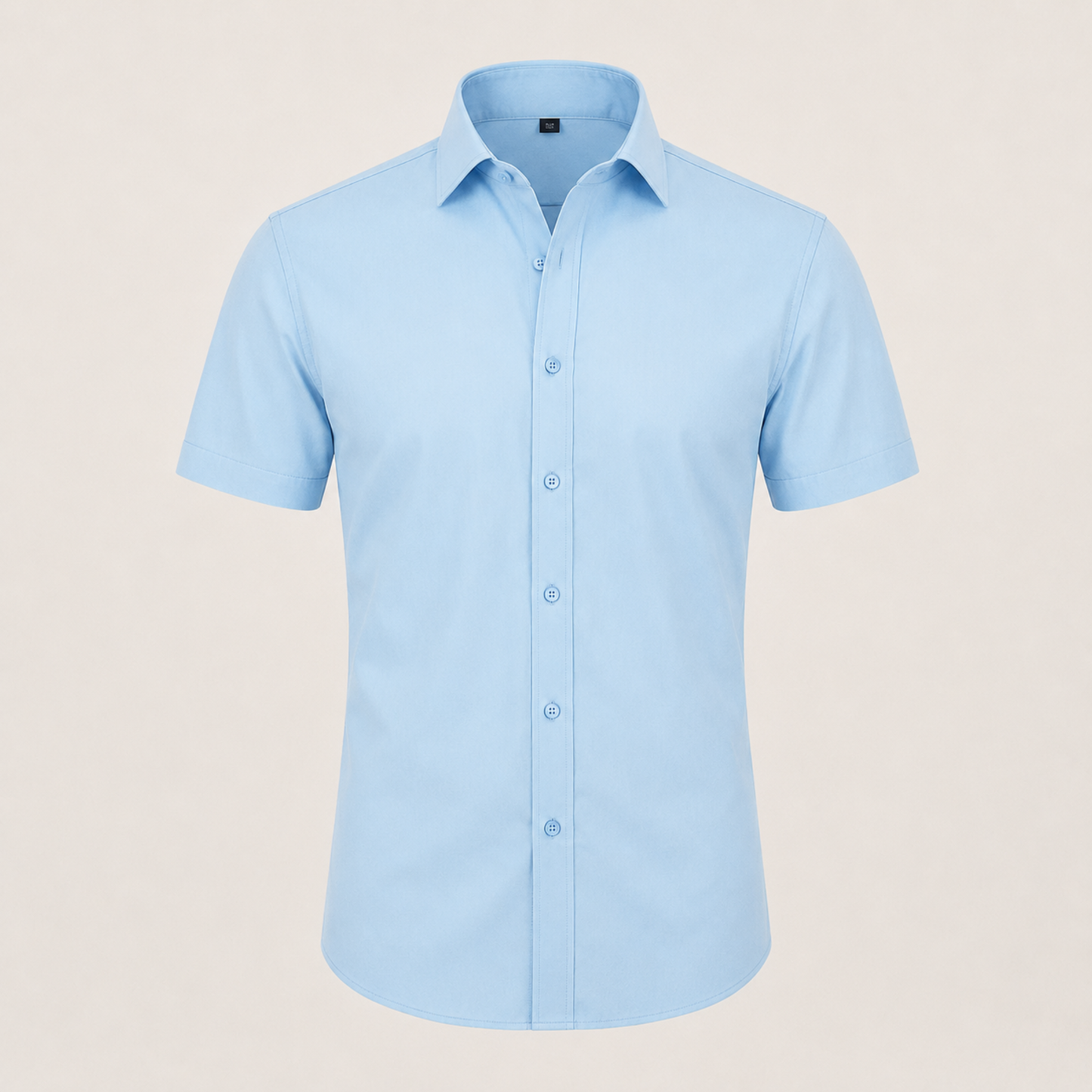 Slim Fit Short-Sleeved Men's Shirt Casual