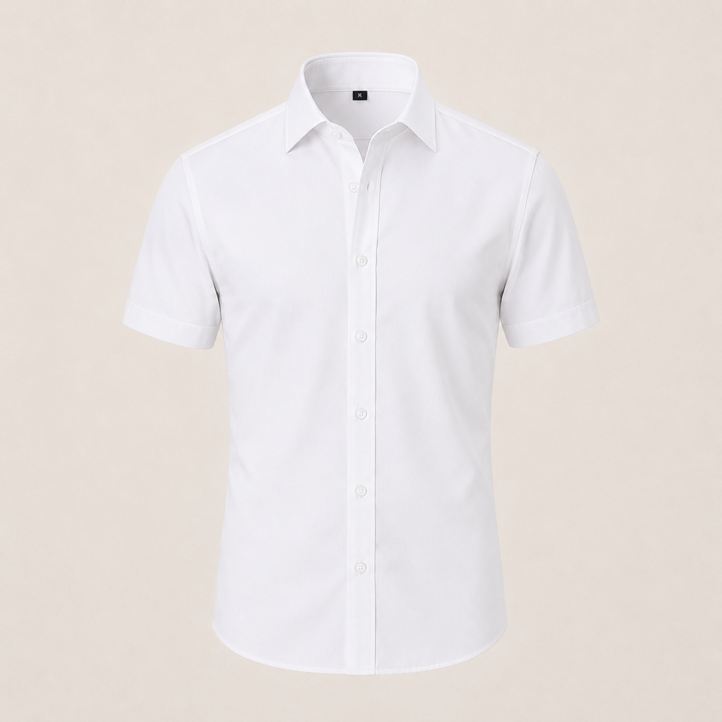 Slim Fit Short-Sleeved Men's Shirt Casual