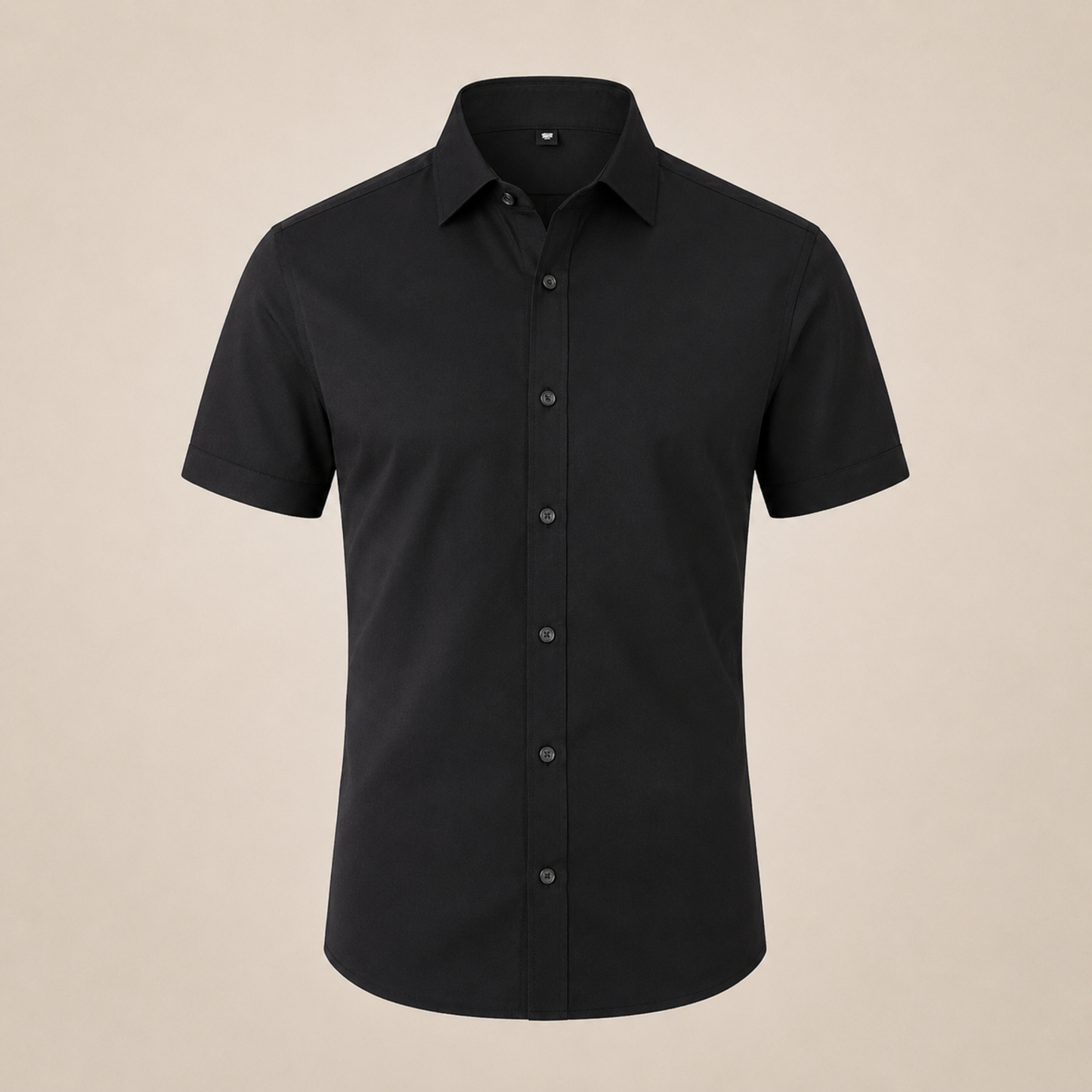 Slim Fit Short-Sleeved Men's Shirt Casual