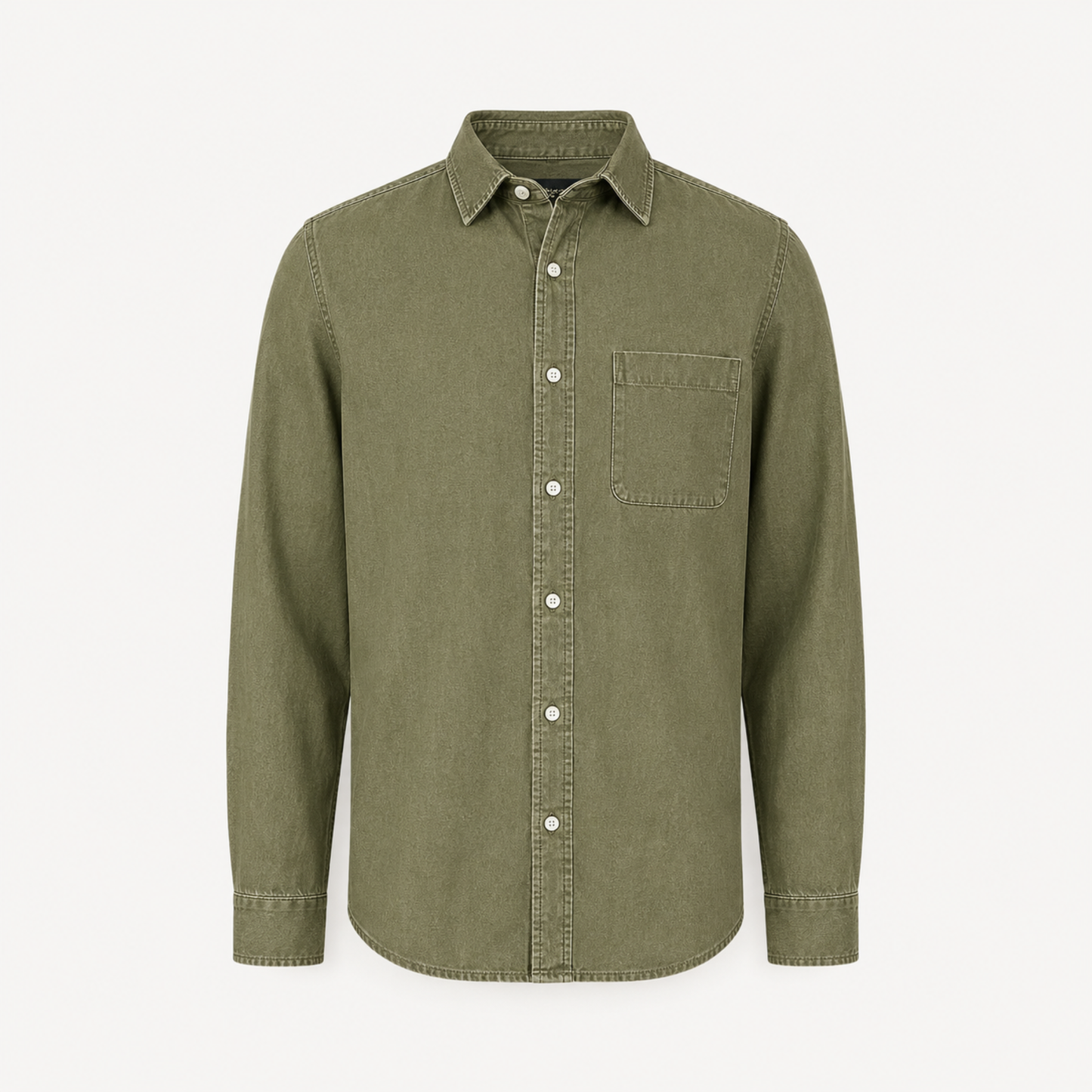 Casual Cotton Shirt Men Summer