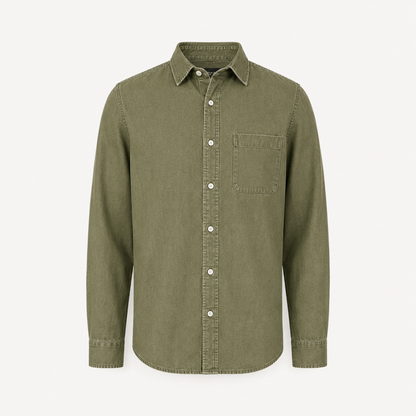 Casual Cotton Shirt Men Summer