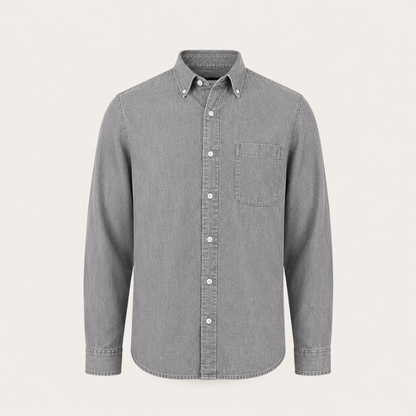 Casual Cotton Shirt Men Summer