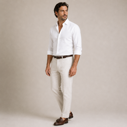Classic Long Sleeve Men's Shirt All Seasons