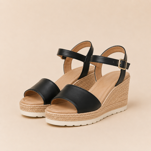 Adjustable Strap Wedge Sandals Women Summer