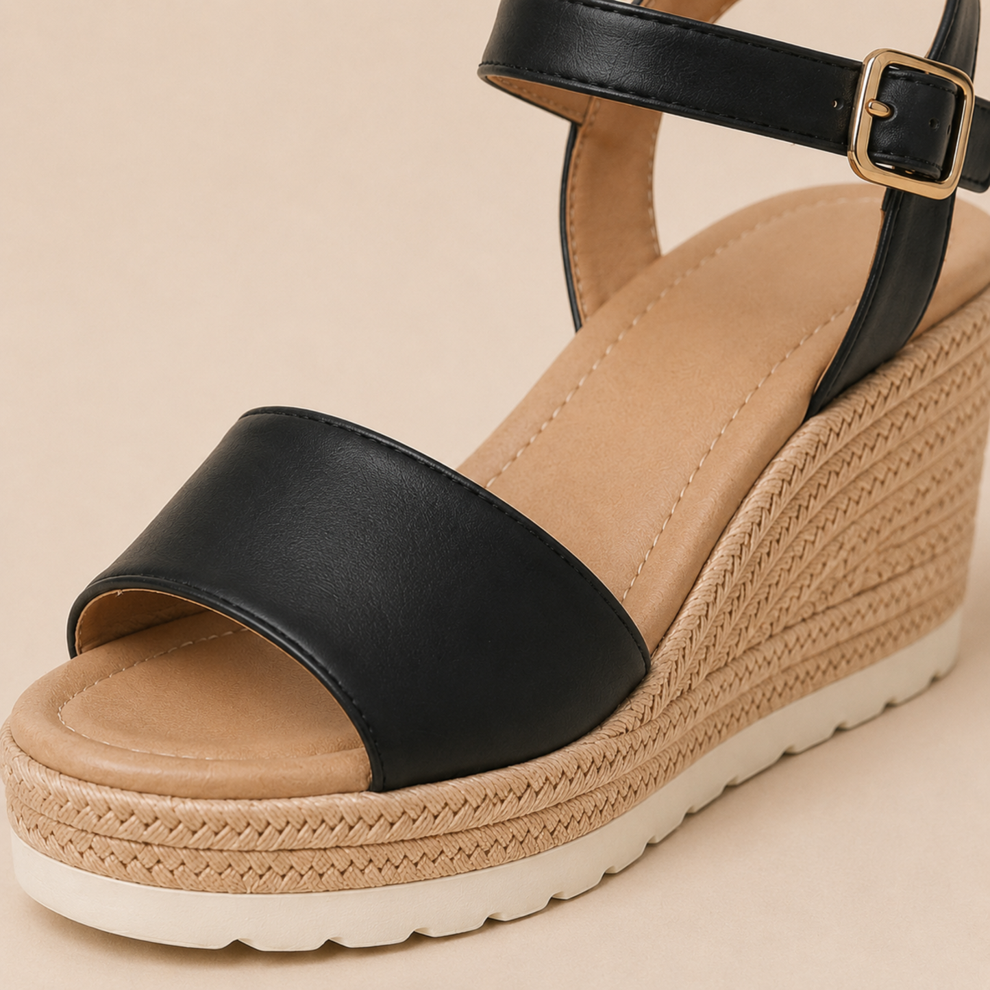 Adjustable Strap Wedge Sandals Women Summer