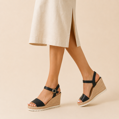 Adjustable Strap Wedge Sandals Women Summer
