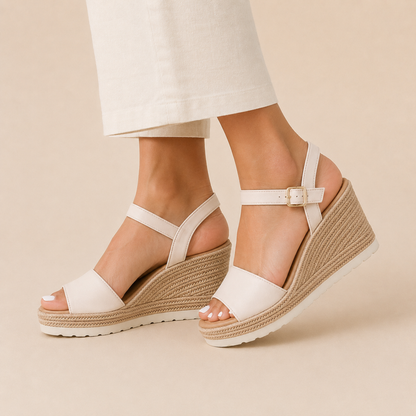 Adjustable Strap Wedge Sandals Women Summer
