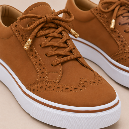 Premium Leather Orthopedic Sneakers Women Casual