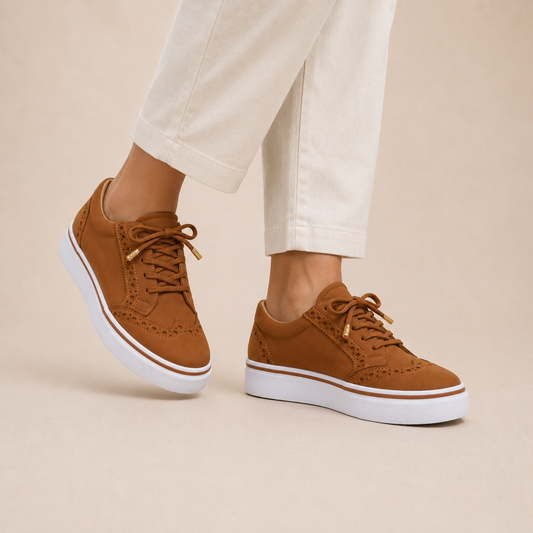 Premium Leather Orthopedic Sneakers Women Casual