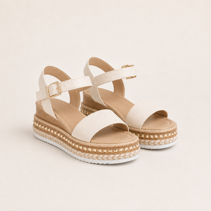 Textured Sole Platform Sandals for Women Summer