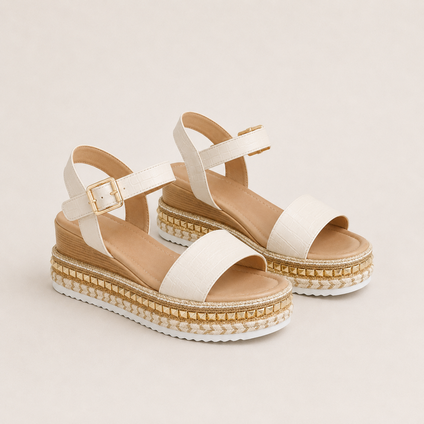 Textured Sole Platform Sandals for Women Summer
