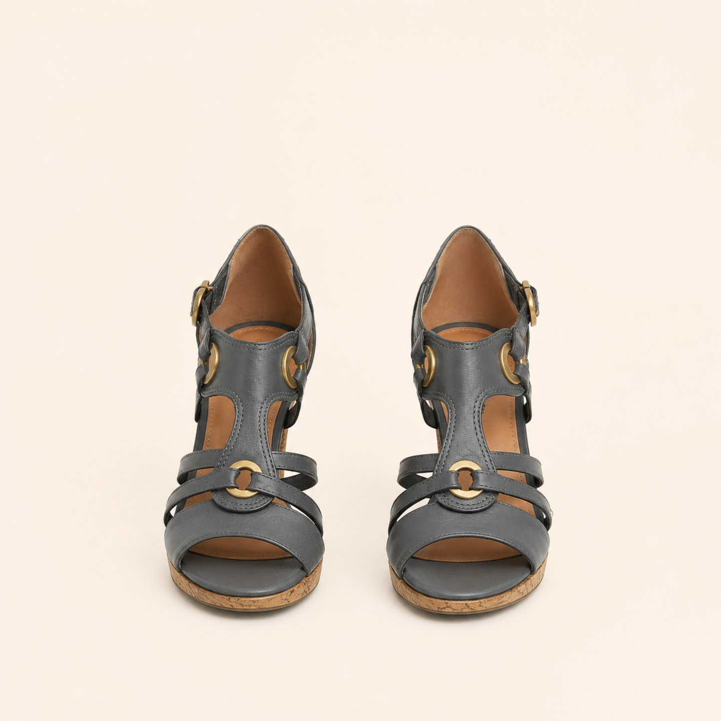 Chunky Heeled Sandals Open Toe Summer