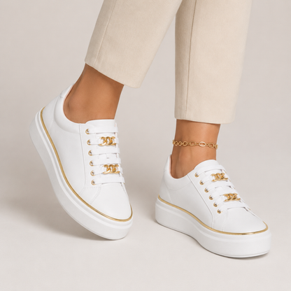 Cushioned Low-Top Sneakers Women Casual