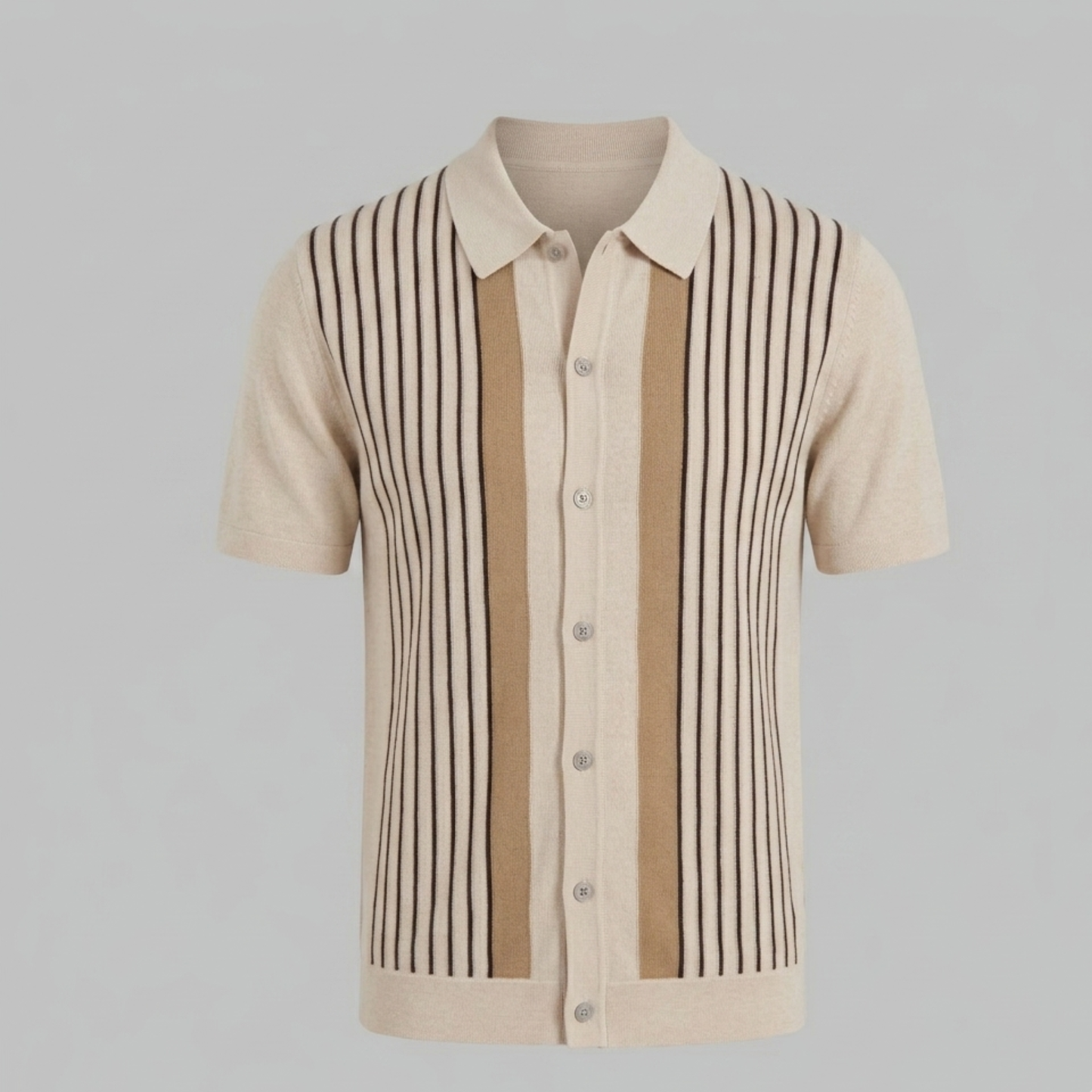 Striped Lightweight Men's Shirt Summer
