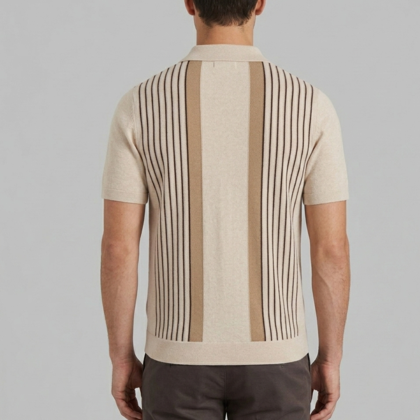 Striped Lightweight Men's Shirt Summer