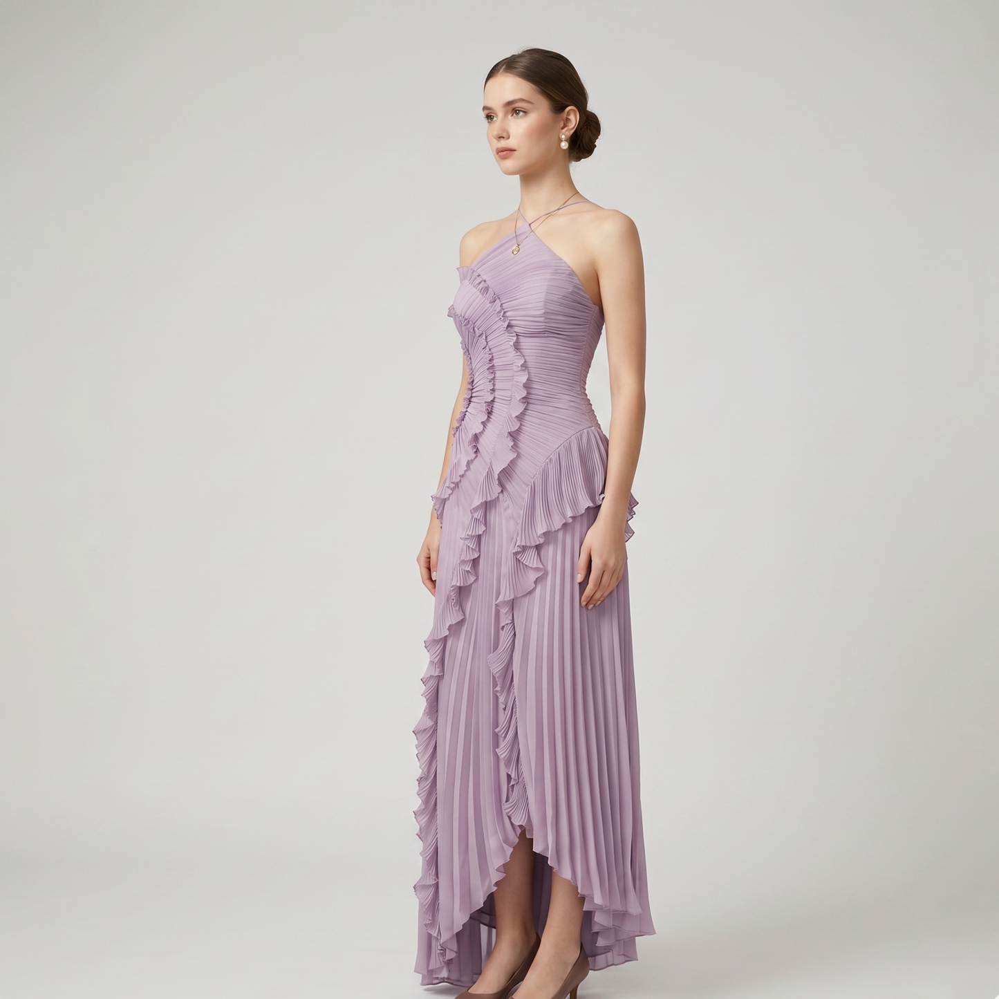 Romantic Flowing Floral Maxi Dress for Women