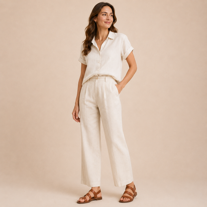Three-Strap Vegan Leather Sandals Women Summer