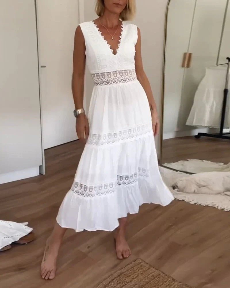 Elegant Summer Dress Women Lightweight