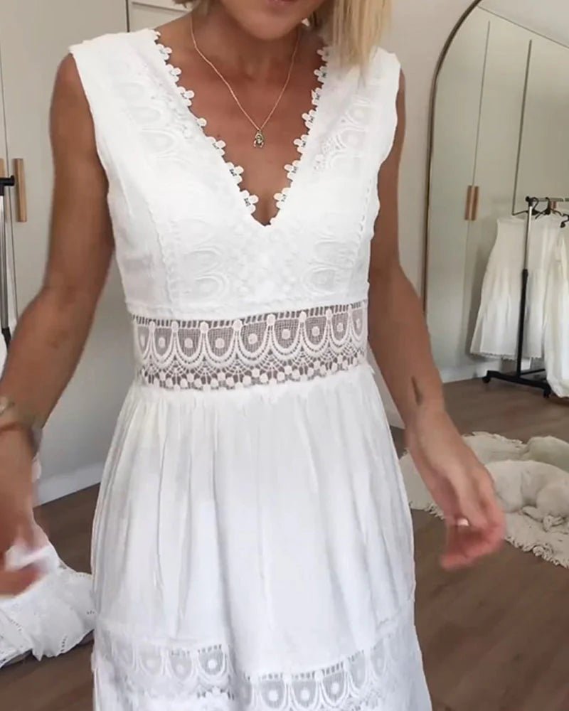 Elegant Summer Dress Women Lightweight