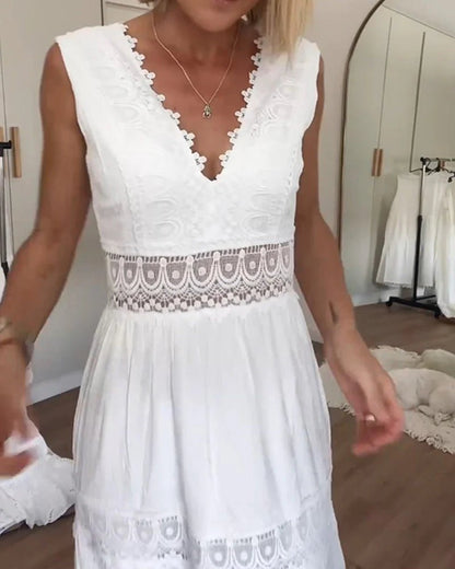 Elegant Summer Dress Women Lightweight