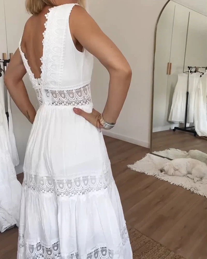 Elegant Summer Dress Women Lightweight